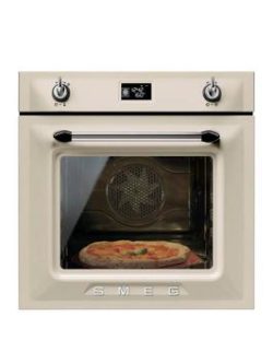 Smeg Sfp6925Ppze 60Cm Built-In Single Electric Oven - Cream